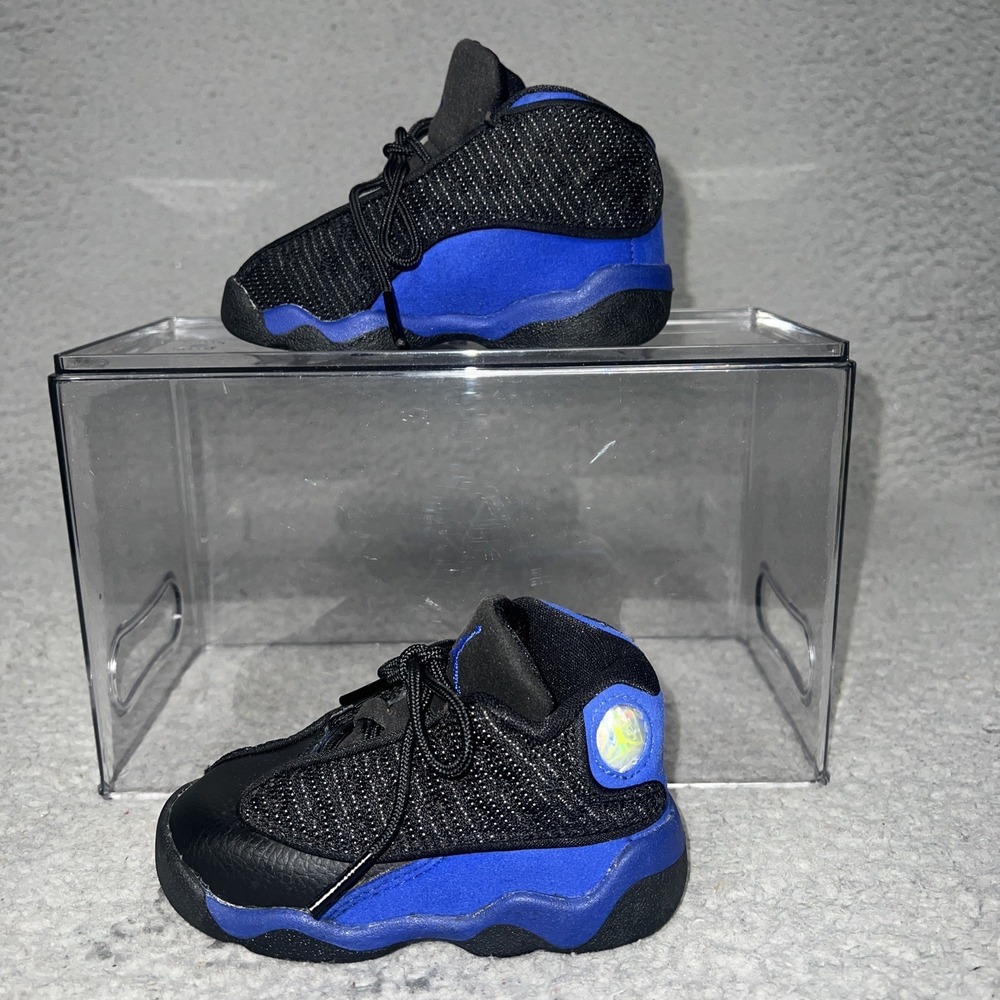 Nike Air Jordan 13 Retro Sneakers Toddler Sz 6C Black/Hyper Royal Shoe 414581040